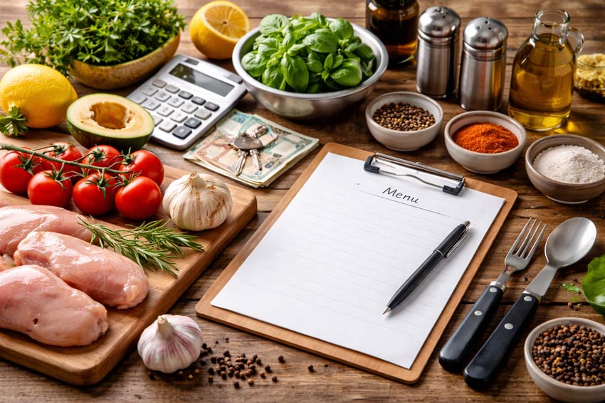 식당 창업 비용 매출 원가 구조 설명 이미지